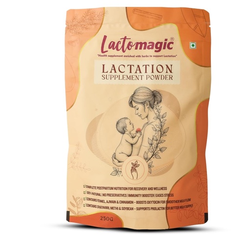 [BRSW2CT2DEFGACL6] Lactation Supplement Powder for Breastfeeding Mothers | 250g | Helps Increase Milk Supply, Postpartum Recovery, Energy & Immunity | 15 Herbs Ayurvedic Formula with Shatavari and Fenugreek | No Preservatives | Pack of 1