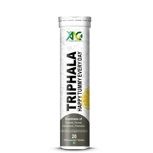 [BRSRA2YFCQPBS3TZ] ANC Triphala Effervescent Tablets | Relieves Constipation, Colon Cleanse, Improves Digestive Health & Manage Weight | With Ayurvedic Herbs, Triphala & Saunf along with Prebiotic | 20 Tablets