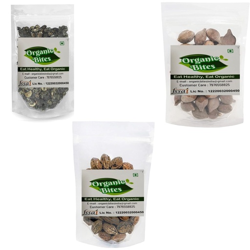 [BRSRGGIQAUPBG3I2] Triphala Raw Whole Herbal Supplement, Ratio 1:2:3, Harad Baheda Amla, 600 Grams, Pure and Natural