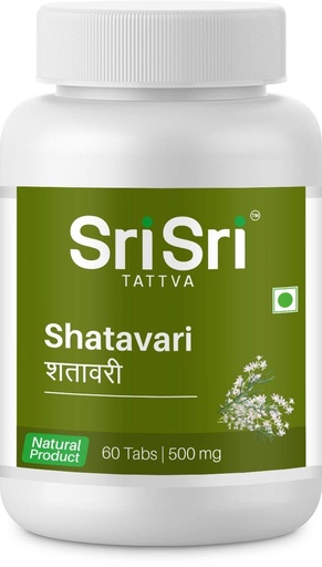 [BRSWYFQKCEBAED3J] Sri Sri TATTVA shuddhta ka naam Shatavari, 60Tabs | 500Mg (Pack Of 2)