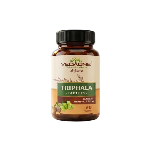 [BRSWG237CAJROHTH] Triphala Tablets (60 Count) | Pure Ayurvedic Digestive Support & Gentle Detox | Natural Gut Cleanse with Amla, Haritaki & Baheda | Daily Herbal Immunity Support