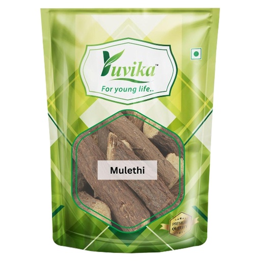 [BRSWGYIRBN4AIAA6] YUVIKA Mulethi | Multhi Spl - Glycyrrhiza Glabra - Yashtimadhu - Jeshthamadha | Licorice Root (200 GM)