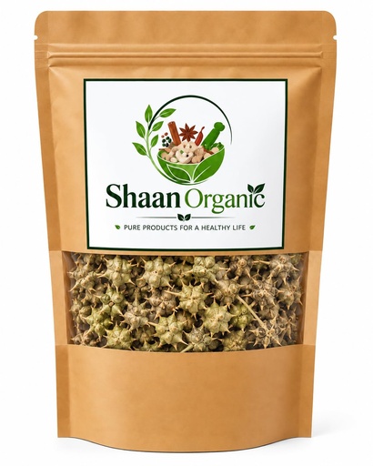 [BRSRYGD3BEBAID3D] Gokharu Dried Herb | Tribulus Terrestris Whole Plant | Natural Herbal Gokshura | Dried Gokhru Herb for Traditional Ayurvedic Use, 100g