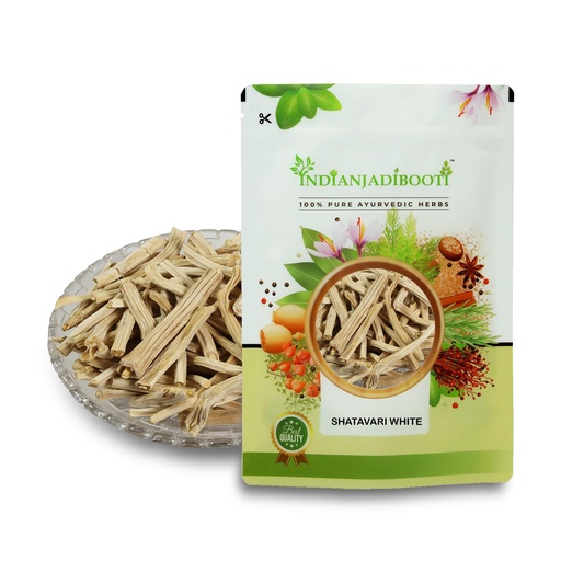 [BRSWGEIYOUPQE2Q3] IndianJadiBooti Shatavari White (Asparagus Racemosus) | Satavar Sabut | Premium Ayurvedic Herb for Women’s Wellness, Vitality & Nutrition | Natural & Raw 250g