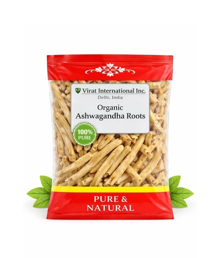 [BRSRGHQRAANR43L3] Virat International pure and natural Ashvagandha Roots Whole, best for immunity and body wellnes, Withania Somnifera. (50grams)