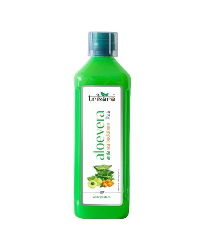 [BRSRYGABAENGGADP] Trikara Aloe Vera Ras with Amla & Sea Buckthorn 1 Litre