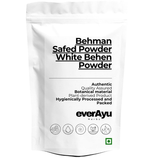 [BRSRGHA2BEFBY2TF] Behman Safed Powder 100gm – White Behen (Centaurea behen Linn) | Pure Behman Safed Churna | Traditional Herbal Powder for Daily Use | 100gm