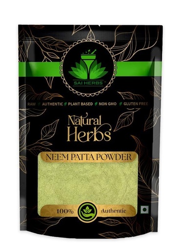 [BRSW2BQQDIBAK236] SAI HERBS Neem Patta Powder | Azadirachta Indica | Neem Leaves | Pure & Natural | 1 Kg