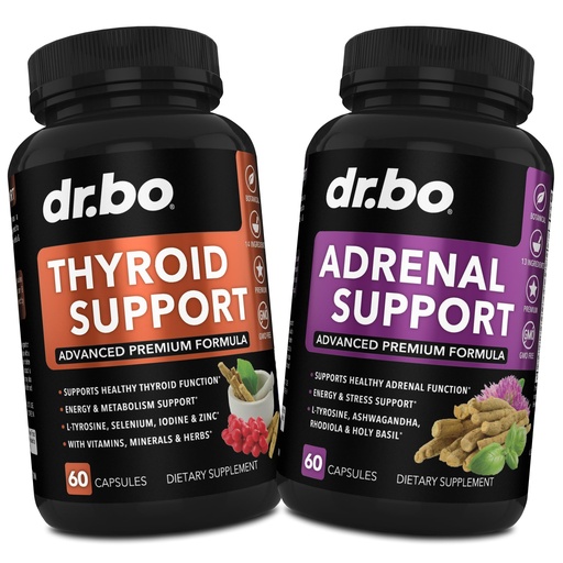 [BRSROEL2DJYQIFAV] DR. BO Thyroid Adrenal Supplements for Women & Men