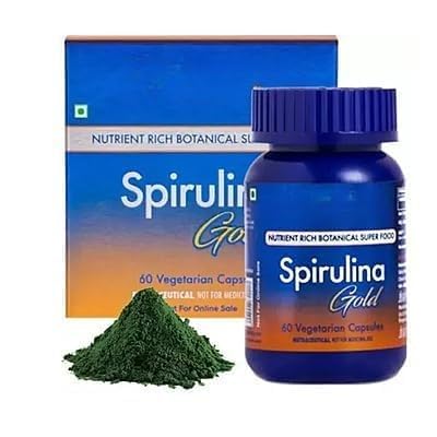 [BRSRGZIQOAPWED35] Spirulina Gold Vegetarian, 60 Capsules