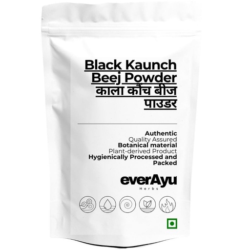 [BRSRGAYFDMCQ2EL2] Black Kaunch Beej Powder 50gm – Kaunch Kala/Kavcha Kala (Mucuna pruriens) | Pure Velvet Bean Seed Powder | Natural Herbal Supplement | Traditional Use | 50gm