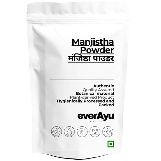 [BRSRGAD4OR5B6D3H] Manjistha Powder 50gm – Rubia cordifolia (Indian Madder) | Pure Manjistha Churna | 100% Natural Herbal Powder | 50gm