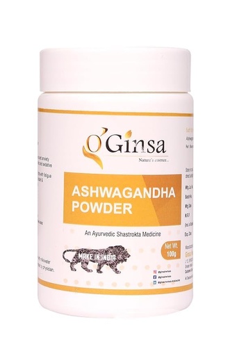 [BRSRAAQLOIPRO3TK] Herbals Ashwagandha Powder | Natural Stress Relief, Energy, and Immunity Boost | Adaptogen Superfood | 100g Each (1)