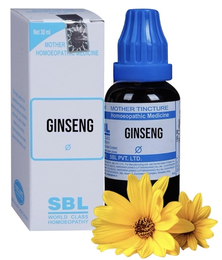 [BRSRAYAZBZ7WGELB] SBL Ginseng Mother Tincture Q 30ml - Set of 1 Bottle