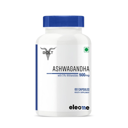 [BRSREHQRBZ5WKD37] Bolt Ashwagandha 500 mg Capsules,