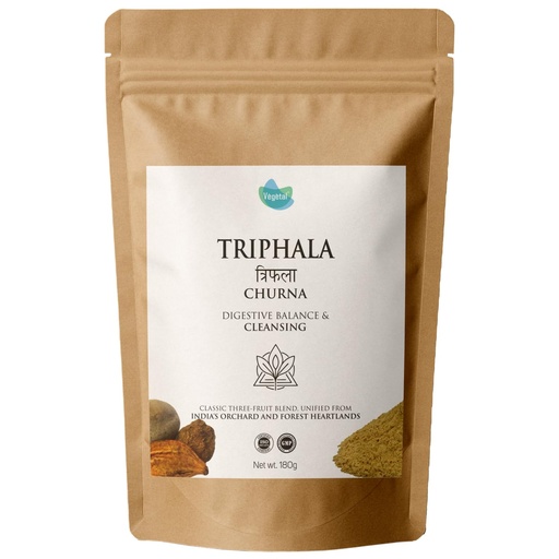 [BRSREADYDEARSDT2] Vegetal Herbal Triphala Churna Digestive Balance & Cleansing Powder, 180g