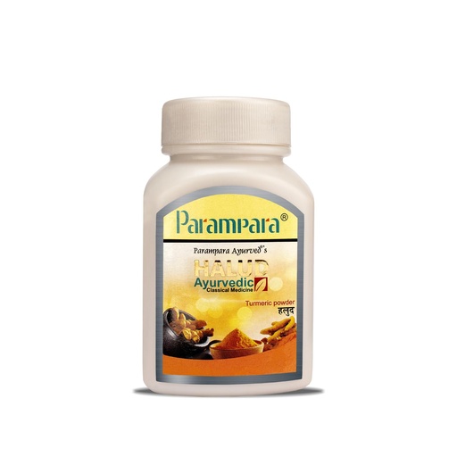 [BRSW22QHCNYWEC3U] Parampara Ayurved Halud Churna Ayurvedic Natural Wild Turmeric Powder for Skin and Blood Purification Treatment, Edible Turmeric Powder 100g | Pack Of 3 | 300g