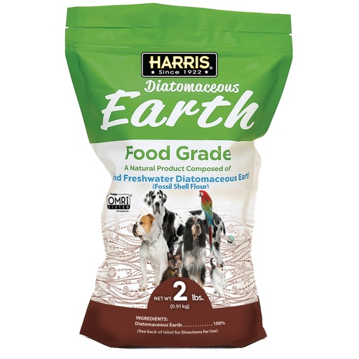 [BRSWGEIOPIPWCDQ2] Harris Food Grade Diatomaceous Earth for Pets, for Cats, Dogs, Horses and Pets, Certified for Organic Use, 2 LB Bag