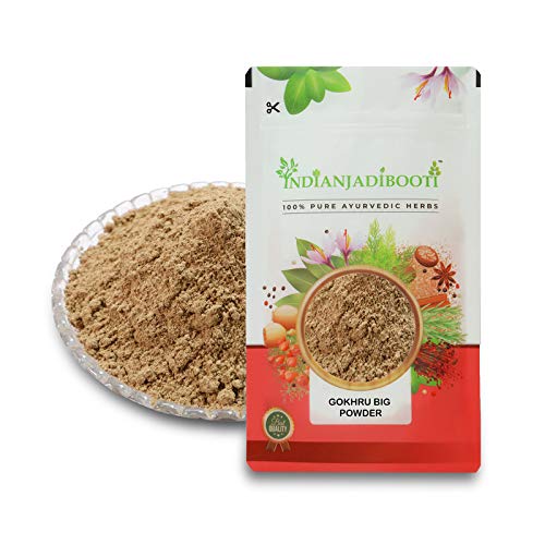 [BRSWYBI3OQHRSA3P] IndianJadiBooti Pure Gokhru Bada Powder (Large Caltrop Churna) | Pedalium Murex | Traditional Ayurvedic Botanical for Holistic Vitality, Fluid Balance & Systemic Cooling 100 Grams Pack
