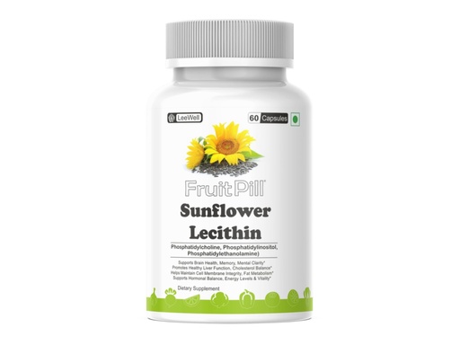 [BRSRGYY5CMMQYCT5] (LeeWell) Sunflower Lecithin Supplement, 60 Capsules