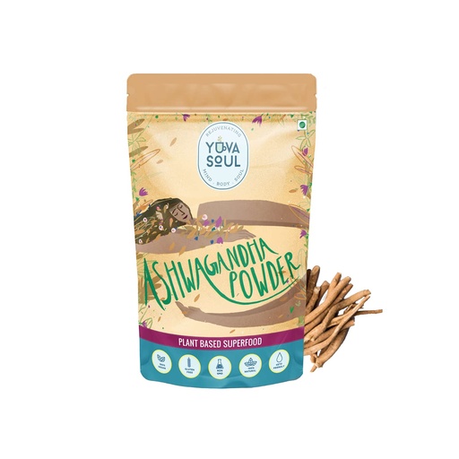 [BRSWYBD4AQBBYCQV] Natural Ashwagandha Powder for Boosting Immunity, Ashwagandha Herbal Powder, Ashwagandham (Withania Somnifera) - 60 Grams