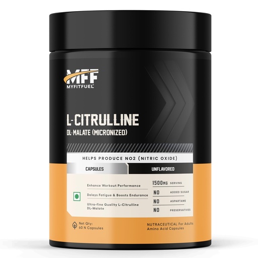 [BRSWGHQOOYIQGC3G] MyFitFuel Citrulline Malate (1500 mg) 60 Capsules
