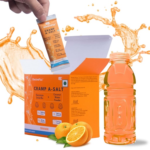 [BRSRABQ5CECAYFA3] Cramp A-salt Electrolyte Powder | Sodium, Potassium, Magnesium, Coconut Water Powder | Zero Sugar| Keto Electrolyte| Endurance Electrolytes| Hydration