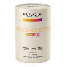 The Func. Lab Daily Electrolytes - Assorted | 30 Sachets | Instant Hydration Powder with Sodium, Potassium, Magnesium | Sugar-Free, No Preservatives | Instant Energy, Performance & Recovery Drink