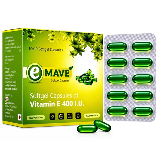 [BRSRGHABOIBB6ELU] Vitamin E 400 IU Softgel Capsules, 100 Capsules