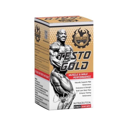 [BRSW2BA5A55QIH36] Dexter Jackson Testro Gold | 60 Tablets, 30 Days Supply