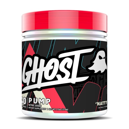 [BRSW2CQBARYWECL7] GHOST Pump Nitric Oxide Powder, Natty - 40 Servings - Sugar & Stim-Free Pre-Workout Supplements - L-Citrulline, Arginine Nitrate & L-Glutathione - Soy & Gluten-Free, Vegan