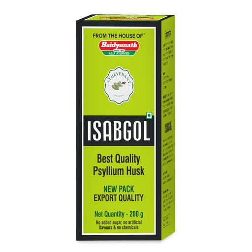 [BRSREYA2CUBGMFLV] Baidyanath Ayurvedant Isabgol Psyllium Husk Powder, 200 g