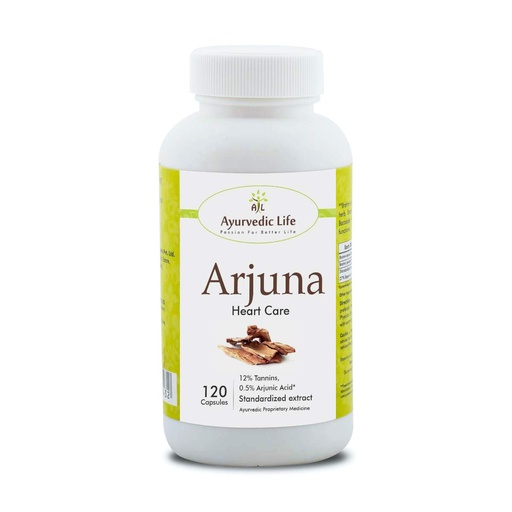 [BRSWGZ32BYHBU3DB] Arjuna Capsules 500mg Capsules, Natural, 120 count