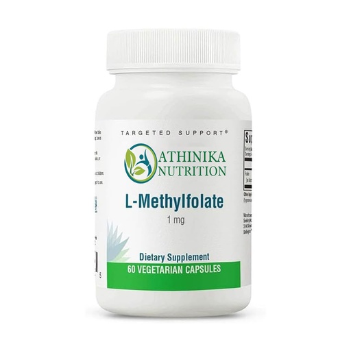 [BRSREGA3CJYB4F36] L-5-MTHF, Supports Healthy Methylation, Easily Absorbed Methyl Folate, MTHFR Support, 1,700 mcg DFE, Vegetarian 60 Capsules.
