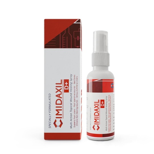 [BRSREZT6DEDRU3TH] D+ Wound Healing Spray for Diabetic Foot Ulcer, Post-Operative Wound Care | Wound Care Spray for Cuts & Injuries | 50ml
