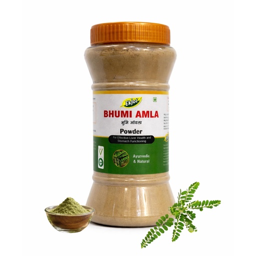 [BRSRGBDQOIFREE34] Bhumi Amla Powder/Churn - Organic And Pure Ingredient Extract For Healthy Liver Functioning And Digestive Strength | Enriched With Essential Nutrients | 200gm
