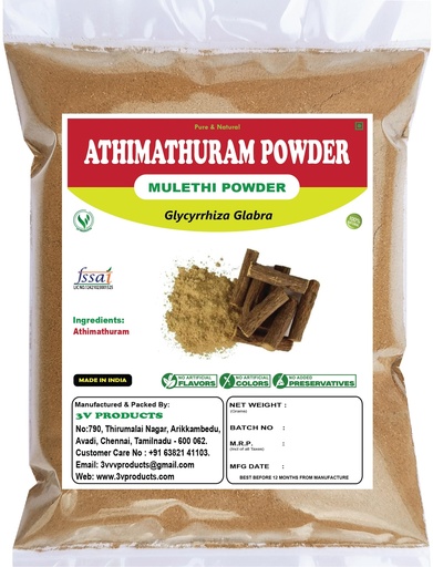 [BRSWY2YOOEDRA3TP] Athimathuram Powder 100g | Mulethi | Licorice | Glycyrrhiza Glabra
