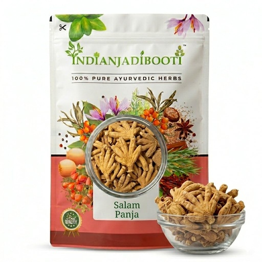 [BRSRYYAQCQMRGCQ4] IndianJadiBooti Pure Salam Panja (Marsh Orchid) | Rare Ayurvedic Root for Holistic Vitality, Traditional Rejuvenation & Systemic Strength (15g)