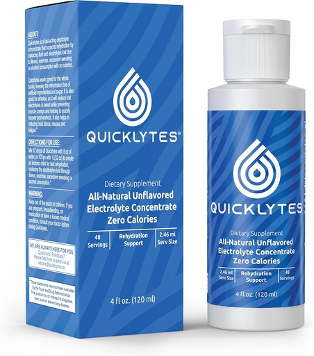 [BRSWGGQZAV6R4YLZ] Electrolytes Supplement for Rapid Hydration | No Calorie No Sugar | Potassium, Magnesium & Sodium | Leg Cramp Relief | 48 Servings (1 Bottle)