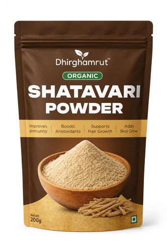 [BRSRGAIOBB7G23LV] Shatavari Powder Organic 200gm | Lab Tested, Natural Shatavari