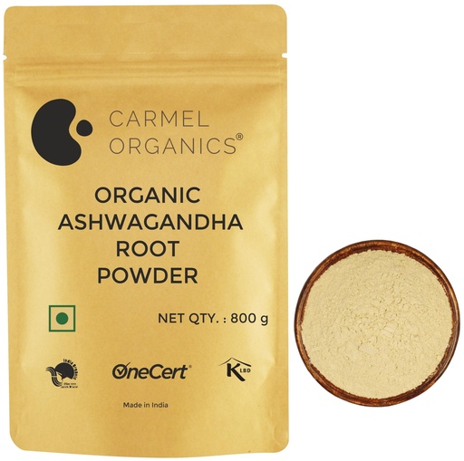[BRSRMGL2DN7A4EL2] CARMEL ORGANICS Ashwagandha Root Powder 800 Grams