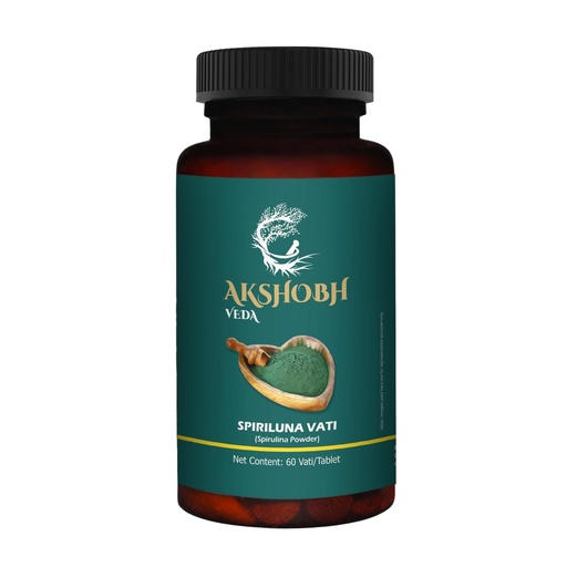 [BRSRGZYYOAFAODI3] Spirulina Vati - Ayurvedic Tablet for Workout & Energy