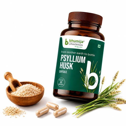[BRSRA235AEPQ2YD3] Bhumija Lifesciences Isabgol Psyllium Husk Natural Fiber 60 caps