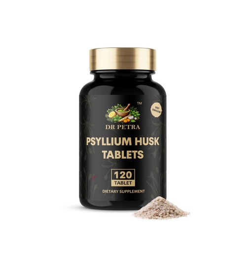 [BRSRYZYYA4CAMC3O] Psyllium Husk Tablets | Natural Plant-Based Fiber Supplement | Supports Digestive Health, Gut Regularity & Daily Wellness | 120 Tablets | Non-GMO