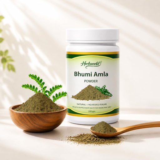 [BRSRYZICO4FQ4HTF] Bhumi Amla Powder | Premium Herbal Powder | Supports Liver Health, Digestion & Daily Wellness | Natural Ayurvedic Supplement | No Artificial Colours or Preservatives