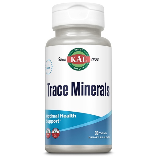 [BRSWIYTYO4BQIYDO] Kal Trace Minerals Actisorb Tablets, 30 Count