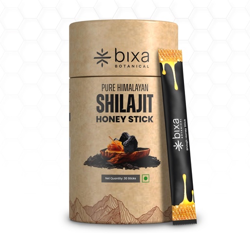 [BRSRGGD4BB6QOELJ] Shilajit Honey Sticks | Supports Energy, Strength, Stamina & Focus | 30 N