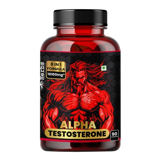 [BRSRABAFDN6RQ3DG] Humming Herbs Alpha Testosterone Supplement | Powerful Combination of Tongkat Ali, Fadogia, Beet Root and Arginine| 90 Caps | 8in1 | 16100mg equvivalent