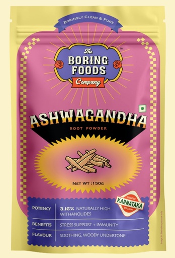 [BRSRGZQPO57BGHL3] Ashwagandha Root Powder | 150g | 3.16% High Withanolides, No Additives