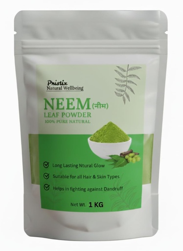 [BRSRGEIFBYMQOC3G] 100% Neem Powder for Face Pack (1 KG), Skin & Hair and Eating | Anti-Pimple, Anti-Bacterial, Fight Dandruff | 100% Pure and Natural | No Chemical, No preservative, Paraben-Free